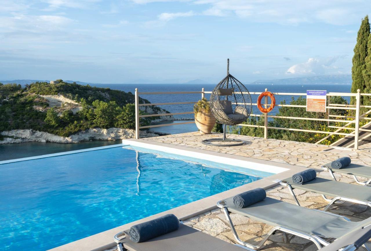 Pangolas Apartments Paxos Longós Extérieur photo