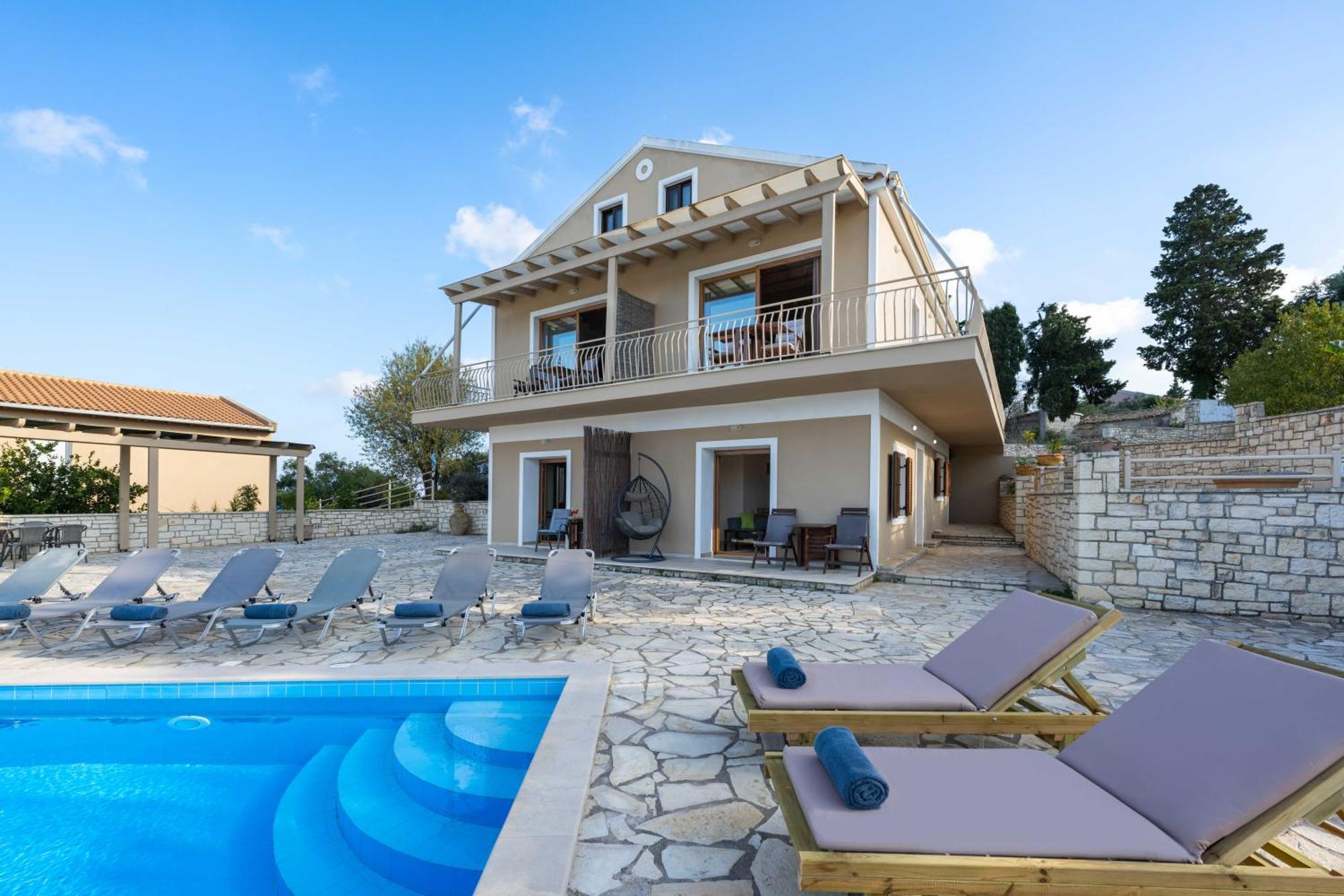 Pangolas Apartments Paxos Longós Extérieur photo
